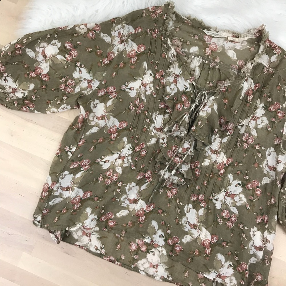 Denim & Supply Ralph Lauren Floral Peasant Blouse